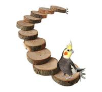 Parakeet Ladder - Soporte de madera para pájaros, de escalada de ejercicio | Birds Perches | de escalada multifuncional | para la prevención de Boredom Estimulación Mental Home Alone