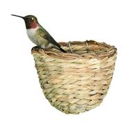 Parakeet Nest Breathable, Lightweight Breeding Cave, Nesting Hatching House, Bird Nest Box, for Parakeets Finches Parrots Cockatoos Cockatiels Quail Backyard Outdoor Garden Use