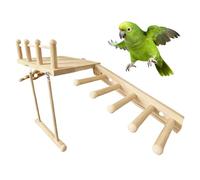 Parakeet Perches, Cockatiel Perch for Boredom, Ladder Swing Climbing Toys, Prevención Mental Estimulación Parakeets Finches Home Alone Time