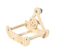 Parakeet Toys,Pirate Ship Wooden Natural Fun Perch,Bird Cage Toys - for Canaries Nesting Pet Bedding Living Room Home Indoor Outdoor Aviary Garden