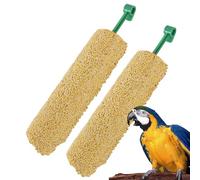 Parakeet Treats Sticks, 2-Piece Bird Snack Sticks, Chewing and Foraging Food Rewards, Ideal for Training Myna, Finch, Conure, Parrot, Parakeets, Cage Enrichment Use, 14x2.5x2.5cm