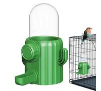 Parakeet Water Dispenser for Cage - ABS 15x12x8cm | Automatic Cactus-Style Bird Waterer | Drinking Accessory for Parrots Cockatiels Lovebirds Canaries Your Aviary Needs.