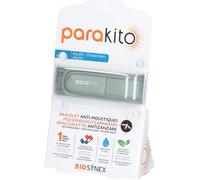 Para'Kito Pulsera Antimosquitos Kit Adulto Caqui + 2 Recambios