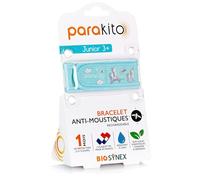 BIOSYNEX Parakito - Pulsera antimosquitos recargable - 2 recambios incluidos - 30 días de uso - Sin DEET - Diseño unicornio - Talla Junior