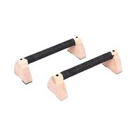 Paralelas Calistenia Barras de flexiones madera maciza, 2 unidades, asas for dominadas, paralelas, equipo ejercicio for el hogar(30x10x8.5cm)