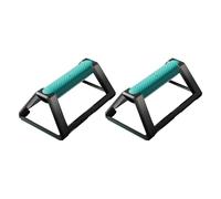 Parallettes Bars Set - Push Up Handles for Bodyweight Exercise | Metal Calisthenics Stand with Cushioned Grip Pads and Stable Feet, Training Equipment for Indoor Outdoor Gym Backyard Living Room Dorm