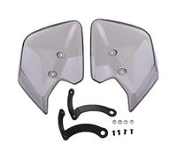 Paramani Air Deflectores Para Nmax 125/155 2015-2018 | guardas en tono de humo ABS, protegen las manos de rocas, desvían el viento e insectos, montan bajo el soporte del espejo