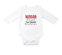 ParaManolita Body Bebé Feliz San Valentín Mamá/Papá (MANGA LARGA, MAMA)
