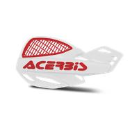 Paramanos Acerbis Uniko Ventilados Blancos Rojo-Blanco