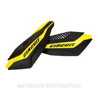 Paramanos circuit dakar carbon-amarillo para moto repuestos accesorios piezas