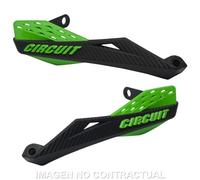 Paramanos circuit fenix nylon negro-verde para moto repuestos accesorios piezas