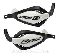 Paramanos circuit p4 negro-blanco para moto repuestos accesorios piezas