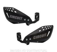 Paramanos circuit vector carbon gris para moto repuestos accesorios piezas