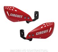 Paramanos circuit vector rojo-blanco para moto repuestos accesorios piezas