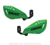 Paramanos circuit vector verde-negro para moto repuestos accesorios piezas