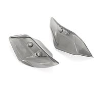 Paramanos De Motocicleta, Protectores Manillar, Protector A Prueba Viento para Tracer MT-09 2014-2017, Protección Palanca Protector Parabrisas(Titanio Ahumado)