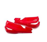 Paramanos de Motocross Motocicleta para Yamaha 700 para xtz t7 2019-2024World para Protectores Manos para Raid para Escudo protección(Rojo)