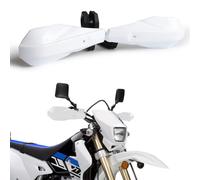 Paramanos de pl stico AnXin para motocicleta de 7/8"" a 22 mm y 1 1/8"" a 28 mm, protectores para motocross, motocross, todoterreno, ATV (blancos)