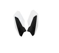Paramanos Guardamanos Protector de Manillar de Motocicleta para Guardabarros, Protector de Mano, Protector de Mano para Piezas de Dirt Pit Bike Protector de Manos para Moto(Black White)