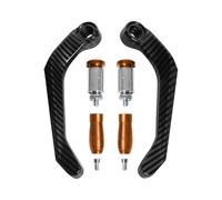 Paramanos Guardamanos Protector Palanca Embrague Y Freno para Manillar Motocicleta Aluminio CNC De 7/8", Protector Mano Y Modificación De Engranajes Protector de Manos para Moto(Orange)