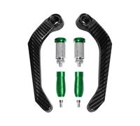 Paramanos Guardamanos Protector Palanca Embrague Y Freno para Manillar Motocicleta Aluminio CNC De 7/8", Protector Mano Y Modificación De Engranajes Protector de Manos para Moto(Green)