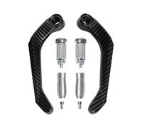 Paramanos Guardamanos Protector Palanca Embrague Y Freno para Manillar Motocicleta Aluminio CNC De 7/8", Protector Mano Y Modificación De Engranajes Protector de Manos para Moto(Plata)