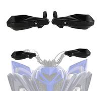 Paramanos Moto Guardamanos ATV de 22 mm y 28 mm, Panel pequeño Universal para Raptor Grizzly 350 660 700 Warrior YFM 350 TRX 250-400EX LTZ400 Quad Negro
