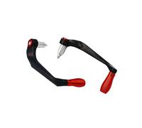 Paramanos Moto Guardamanos para Manillar De 7/8 Pulgadas, Protector Universal Embrague De Freno Motocicleta, 1 Par Guardamanos Motocicleta, Protector Mano(Red)