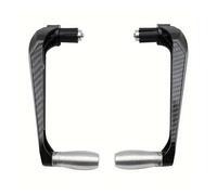 Paramanos Moto Guardamanos para Manillar De 7/8 Pulgadas, Protector Universal Embrague Freno Motocicleta, 1 Par Guardamanos Motocicleta, Protector Mano(Silver)