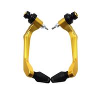 Paramanos Moto Guardamanos para RNineT para F800GS para F700GS Universal 17-22 Mm Protector Palanca Embrague Freno Protector Mano Motocicleta De Aleación(Yellow)