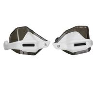 Paramanos Moto Guardamanos para Voge para 800 para Rally para DS800X 2025-2026 Protectores De Manos para Motocicleta Protector Palanca(White Brown Big)