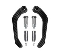 Paramanos Moto Guardamanos Protector Mano Universal para Motocicleta Manillar Aluminio Palanca Embrague Y Freno Accesorios Modificación Guardamanos(Titanium)