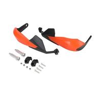Paramanos Moto Guardamanos Protectores de Mano universales para Motocicleta, Juego de Montaje de protección para Manillar, guardamanos(Orange)