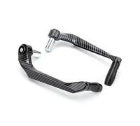 Paramanos Moto Guardamanos Universal 1 par de Protectores de Palanca de Embrague de Freno de Manillar de aleación de Aluminio para Motocicleta(Black)