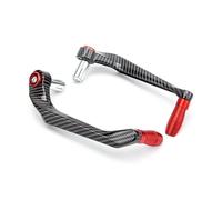 Paramanos Moto Guardamanos Universal 1 par de Protectores de Palanca de Embrague de Freno de Manillar de aleación de Aluminio para Motocicleta(Red)