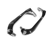 Paramanos Moto Guardamanos Universal Motocicleta CNC Aleación De Aluminio Manillar Freno Palanca De Embrague Protector De Mano Modificación(Silver)