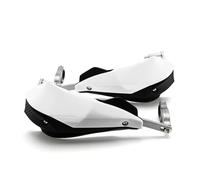 paramanos Moto Manillar de Mano Universal para Motocicleta, guardamanos para Honda y para Suzuki(Blanco)