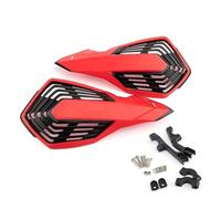 Paramanos Moto para CRF50 CR80 CR85 CRF110 CR125R CR250R Protectores De Manos para Motocicletas Motos De para Cross Pit Bikes Protectores De Manillar De 7/8" Guardamanos(Red)