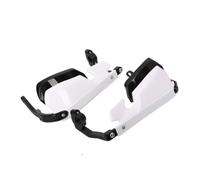 paramanos Moto para Protectores de Mano para Rally, Protector Palanca, Manillar, guardamanos aleación Aluminio para Escudo 850(White 1 Set)