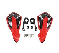 Paramanos Moto Protector De Manos para Beta 125 150 200 250 300 350 400 450 500 CC RR 2T/4T para X-Trainer 300 Protectores De Manillar De 7/8"(Red Black)