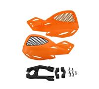 Paramanos Moto Protector De Manos Universal para Motocicleta De 7/8'', Protector De Manillar para Motocicleta, Scooter, Motocross, ATV, Quad Guardamanos(Orange)