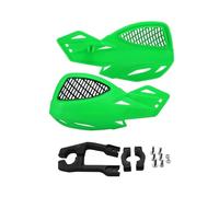 Paramanos Moto Protector De Manos Universal para Motocicleta De 7/8'', Protector De Manillar para Motocicleta, Scooter, Motocross, ATV, Quad Guardamanos(Green)