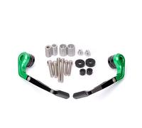 Paramanos Moto Protector de Palanca de Manillar de Aluminio CNC Universal para Ducati, para Street, para FIGTER V4 y para Monster 950 Guardamanos(Green)