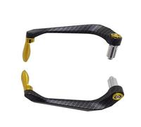 Paramanos Moto Protector de palancas de Embrague de Freno de Motocicleta, modificación, protección anticaída CNC, Varilla Universal Guardamanos(Yellow A)