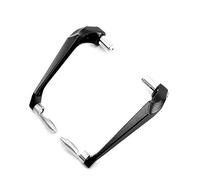 Paramanos Moto Protector de palancas de Embrague de Freno de Motocicleta, modificación, protección anticaída CNC, Varilla Universal Guardamanos(Silver B)
