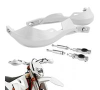 Paramanos Moto, Protector Manillar Moto para Manillar de 22 mm 28 mm Surron Sur Ron Ultra Bee Talaria Sting XT 600E Beta 50 CR85 Pit Bike-Blanco