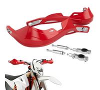 Paramanos Moto, Protector Manillar Moto para Manillar de 22 mm 28 mm Surron Sur Ron Ultra Bee Talaria Sting XT 600E Beta 50 CR85 Pit Bike-Rojo