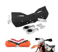 Paramanos Moto, Protector Mano Moto,Paramanos para KTM, Cubre Manetas Moto Universal para Manillar Moto 22 mm / 28 mm Pit Bike Dirt Bike MX Racing ATV Quad Enduro Motocross Supermoto-Negro