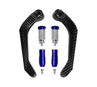 Paramanos Moto Protector Palanca Embrague Y Freno para Manillar Motocicleta Aluminio CNC De 7/8", Protector Mano Y Modificación De Engranajes Guardamanos(Blue)
