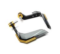 Paramanos Moto Protectores De Manillar Universales A Prueba De Viento De 7/8" para Motocicleta, Freno De Palanca De Aluminio De 22 Mm Guardamanos(Yellow)